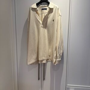 Ralph Lauren Cream Casual Button Down Shirt